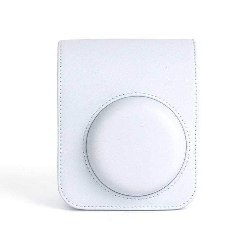 Camera Case PU Leather Soft Silicone Cover Bag for  Polaroid Film Camera Bag w/Shoulder Strap