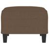 Footstool Brown 70x55x41 Cm Fabric