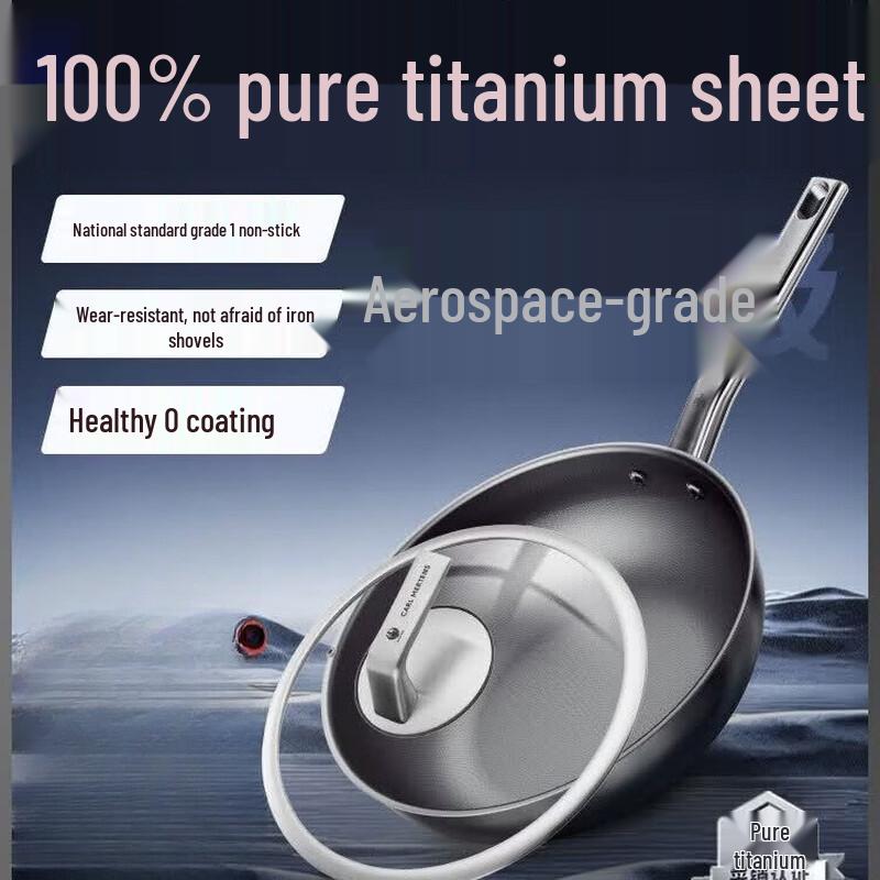 Sanying 30cm Titanium Non-Stick Wok