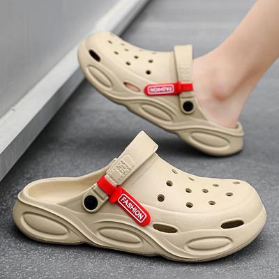 Summer Slippers Men Classic Hole Shoes Comfy Soft Sole Outdoor Indoor Men's  Garden Clogs Beach Shoes Slides