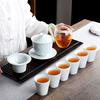Kung Fu tea set, household light luxury teapot, teacup cover bowl, complete set, living room, office tea way, high-end gift box