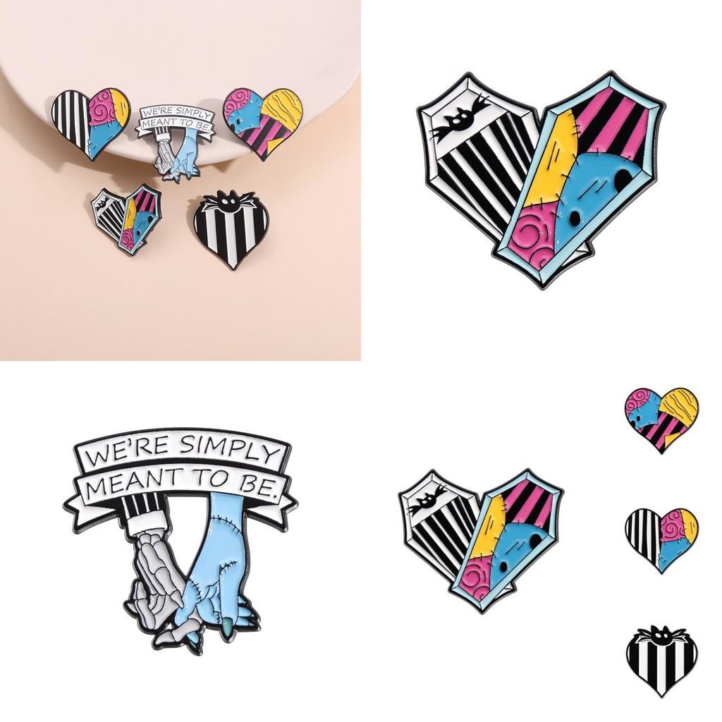 Whimsical Cartoon Brooch Crafted From Durable Alloy Perfect For Fashion Enthusiasts