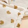 Baby Pillow 0-12 Months Baby Bean Velvet Pillow Cushion Four Seasons General Cotton Gauze Breathable Infant Pillow