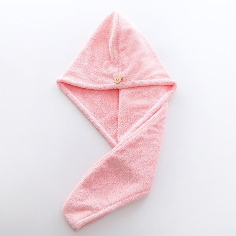Thickened Quick-drying Coral Fleece Hair Dryer Cap Shower Cap Head Towel