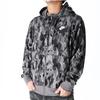 Nike French Terry Camouflage Casual Breathable Sports Hooded Jacket Black Men's CU4338-010
