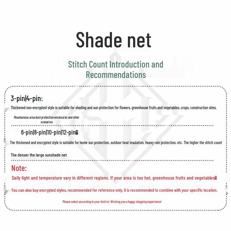 Shijie Thickened Tear-Resistant Shade Net