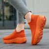 Modische Damen Plateau-Schuhe Herren Gestrickte Socken Schuhe Leichte Freizeitschuhe zum Gehen Reisen Joggen