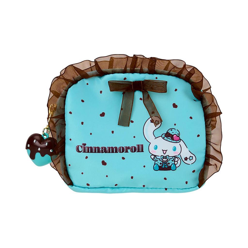 Sanrio Pouch Cinnamoroll ABS Resin Ages 3 and Up 443387 (Chocolate Mint) Polyester, Cotton,