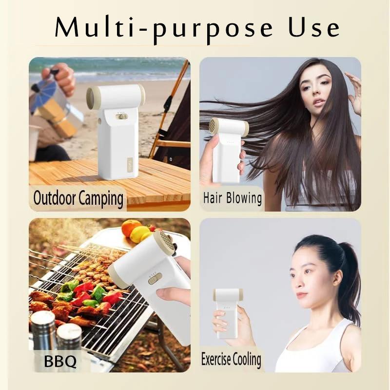 110000RPM/ Portable Turbo Fan Rechargeable Cordless Computer Keyboard Duster 130000RPM Multifunctional Electric Air Blower