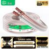 "Bias Fever-Grade Pure Copper Speaker Cable with Enhanced Shielding and Anti-Interference"