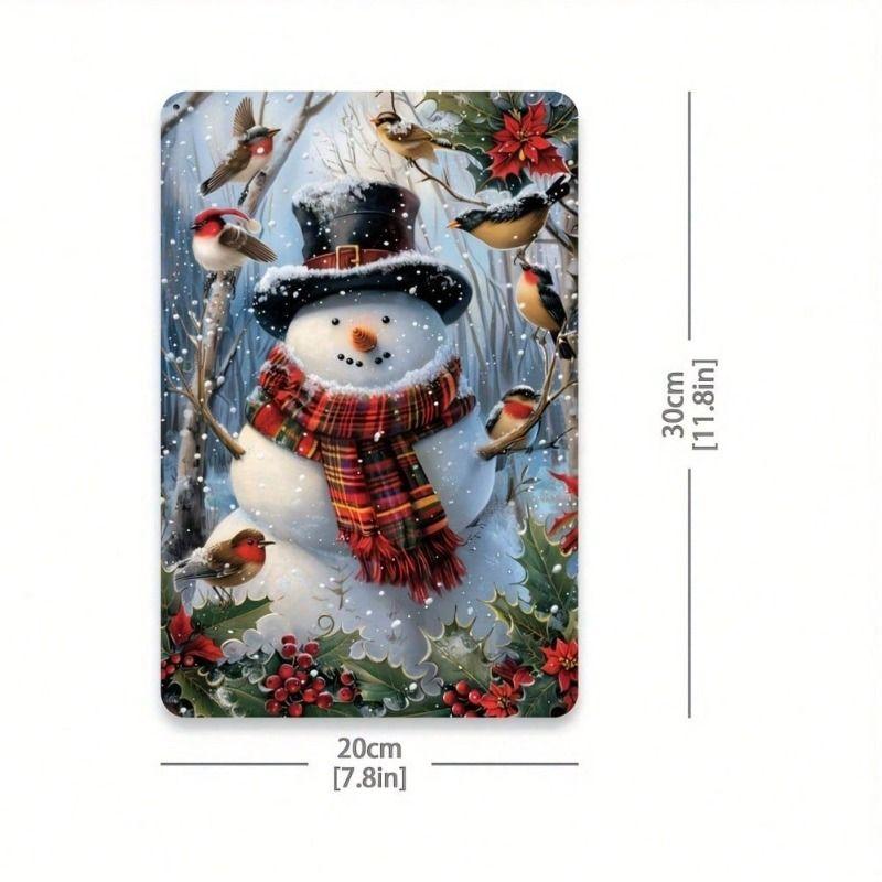 Retro Funny Theme Tin Paintings for Living Room Bedroom Kitchen Wall Decor