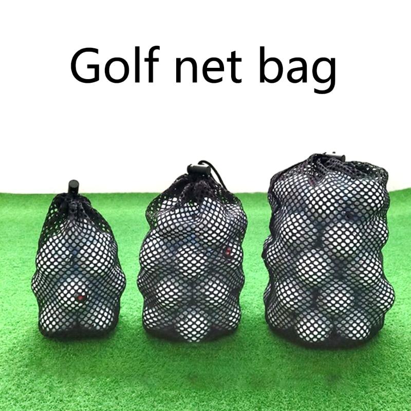Golf Ball Pouch Golf Ball Bag Golf Mesh Bag Drawstring Mesh Bag Golf Ball Storage Bag Golf Accessories