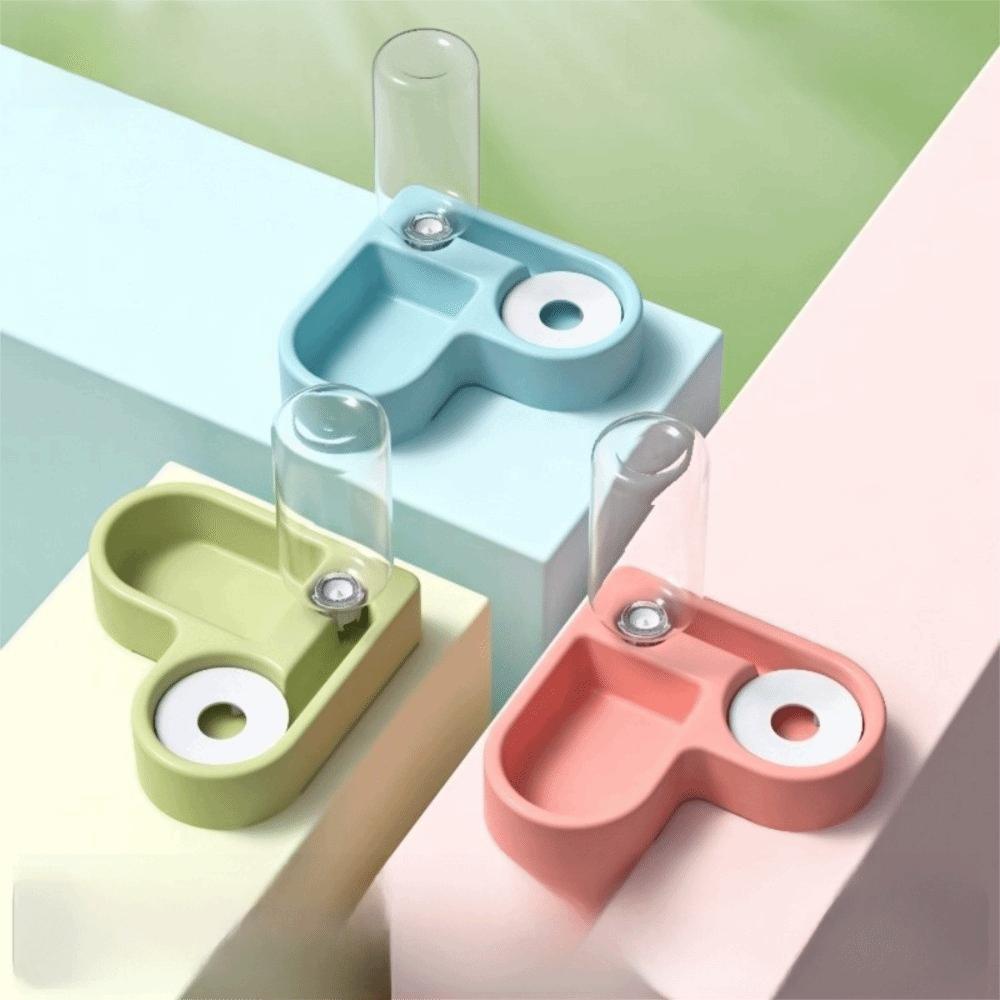 Feeding Dispenser Automatic Water Bowl Feeder Dual-use Corner Pet Food Dish Drinking And Feeding