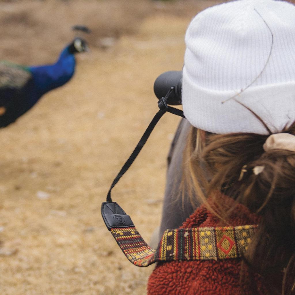 Nocs Provisions Binocular Strap Tapestry Natural Accessory Genuine Colorful Outdoor Sports Watching Live Performance (Woven Strap) Cotton/Polyester