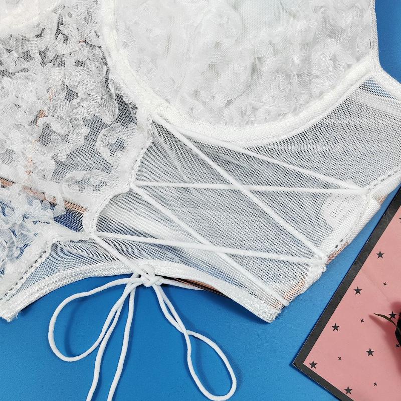 Ladies' Summer Pure Desire Top Fashionable and Sexy Tank Top Women's Lace Camisole Vest