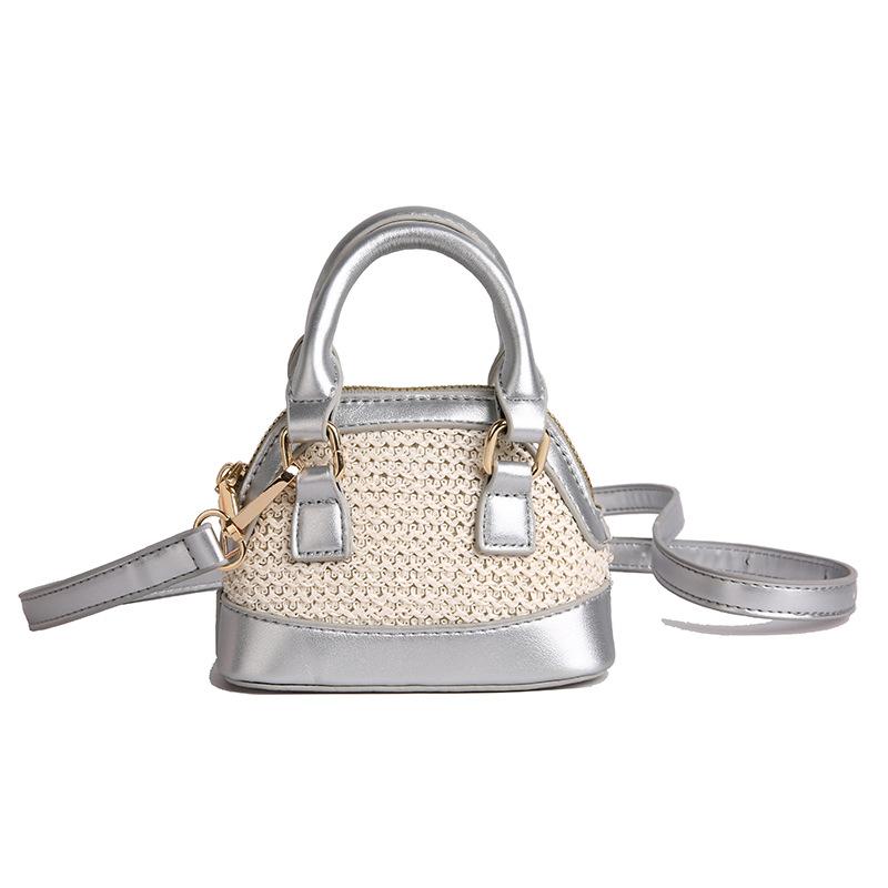Popular Color Matching Messenger Bag Mini Shell Bag 2025 New Cute Handbag Women's Shoulder Bag