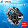 For DJI Osmo Action 6 PULUZ Magnetic 60m Waterproof Housing Diving Case Magnetic Quick-release Horizontal-Vertical Cover