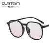 2022 Xiaohongshu Style Women's Anti-Blue Light Large Frame Blush Glasses