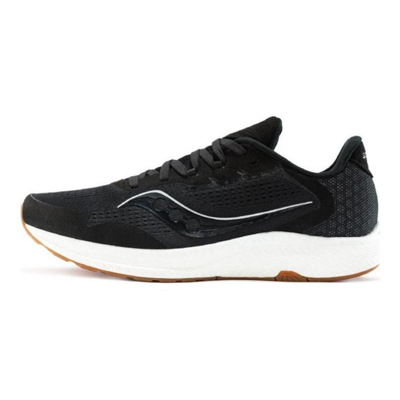 Saucony Freedom 4 men low-top casual running shoes black white shock absorbing slip resistant S20617-12 38