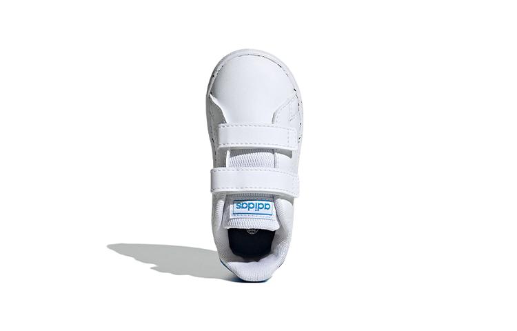 Adidas Neo ADVANTAGE Advancourt Anti Slip Wear Resistant Low Top Skateboard Shoes White Blue Infant And Toddler GW6498