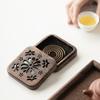 New Chinese-style Wooden Coil Incense Burner Home Indoor Incense Box Tearoom Decorative Relaxing Purifying Aromatherapy Tools