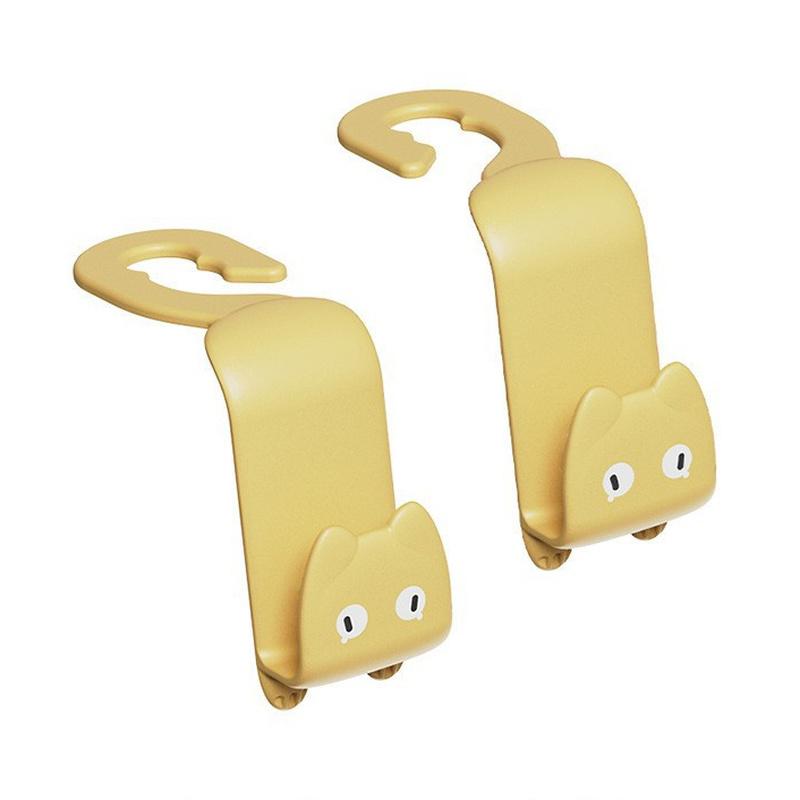 

Крючок 2 шт. Креативный мультяшный крючок для автомобильного сиденья, вешалка для автозапчастей, крючок для маски, экономящий место в машине, кронштейн для хранения, вешалка для пакетов оранжевый