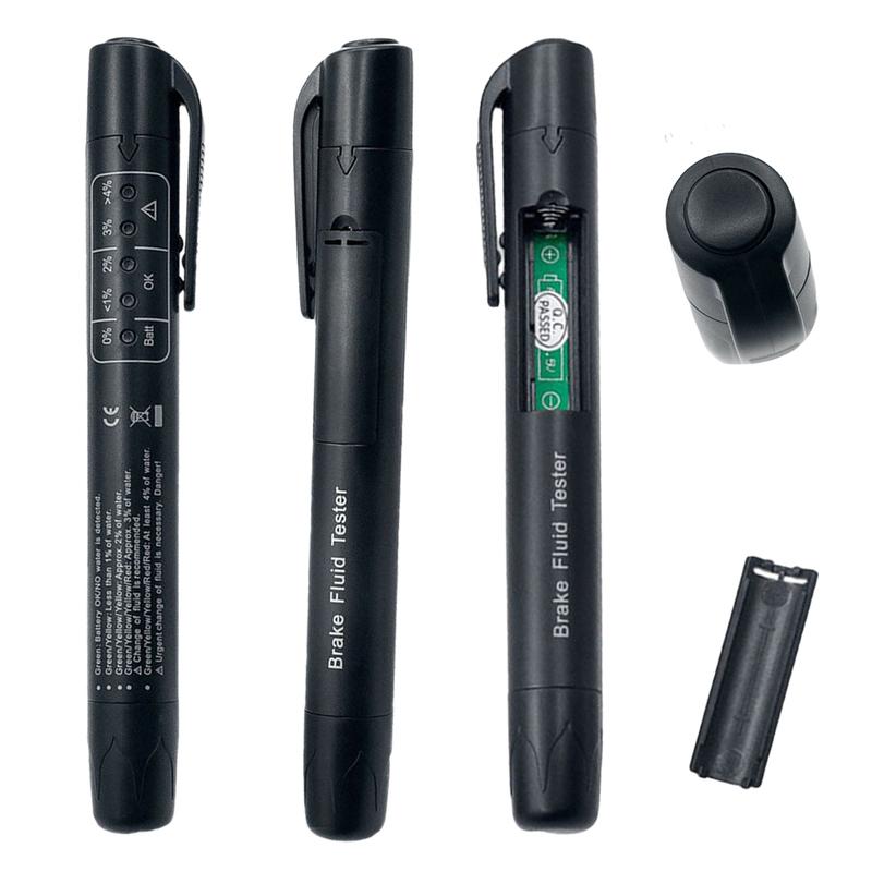 

Brake Fluid Tester Battery Operated Brake Fluid Liquid Tester Pen Auto Off Auto Brake Diagnostic Testing Tool for DOT3/DOT4/DOT5