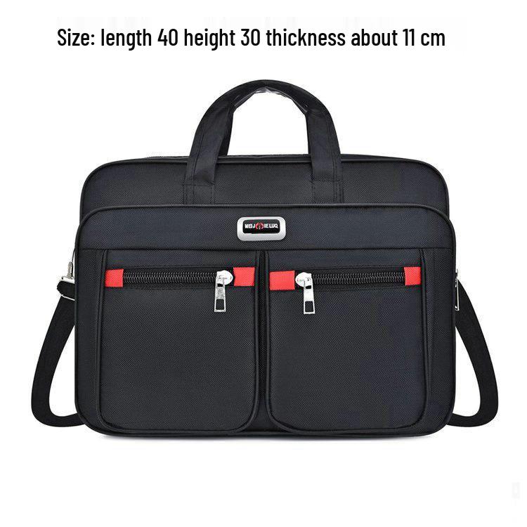 Men's 20" Oversized Waterproof Oxford Messenger Bag - Durable Business & Travel Briefcase