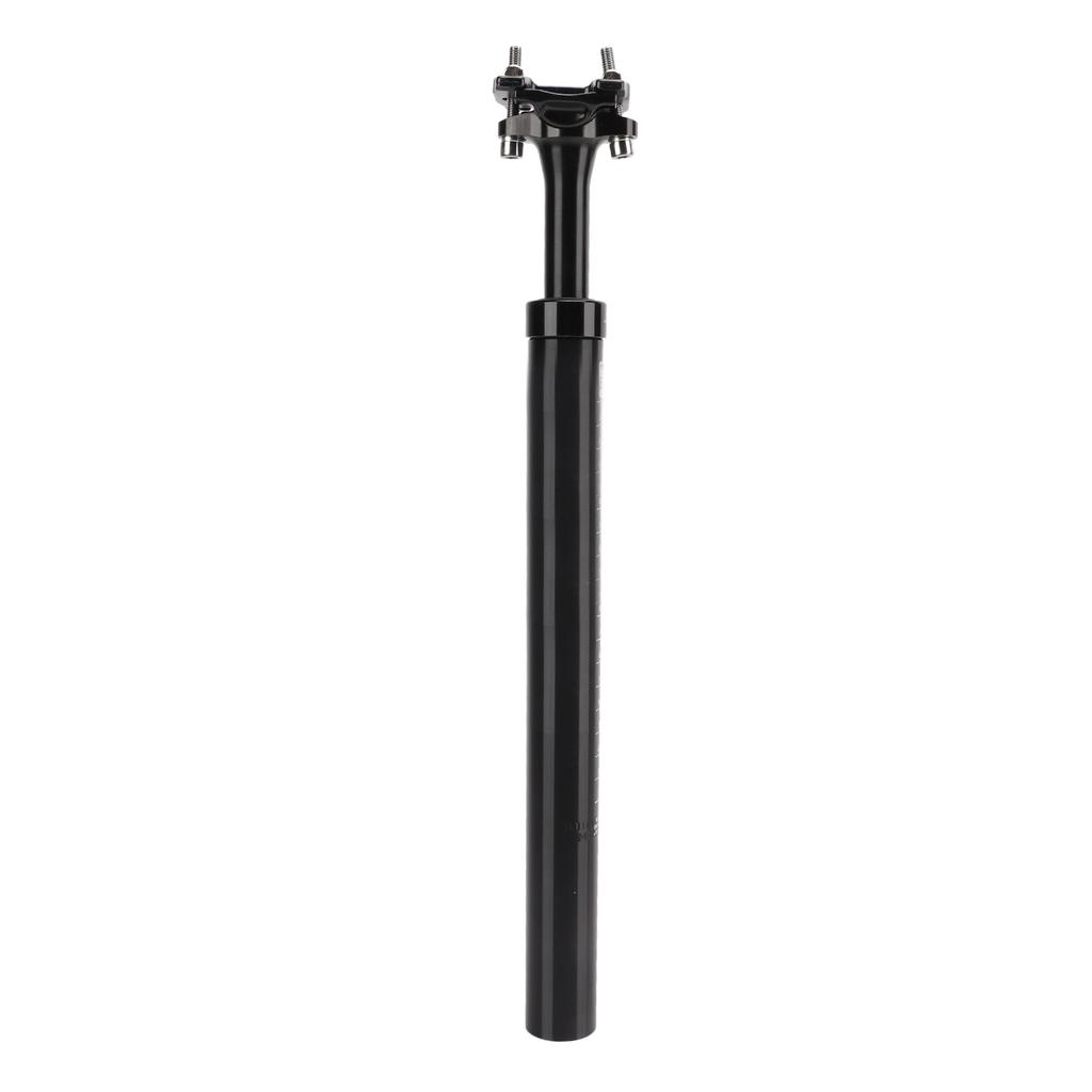 LUNJE Mountain Bike Suspension Seatpost Shock Tube 31.6x400mm Aluminum Alloy Black
