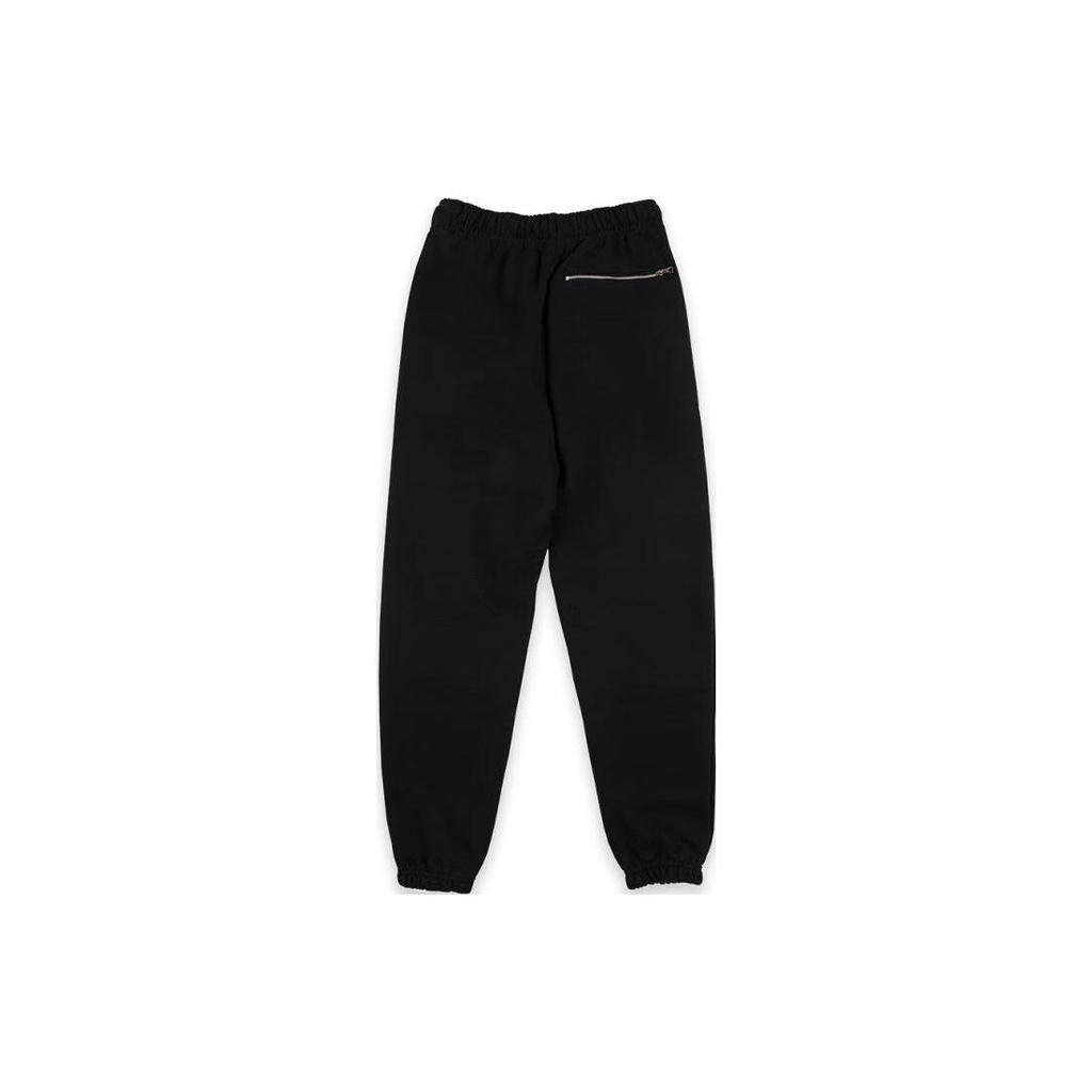 Jordan Wordmark Logo Embroidered Knit Joggers Men Bottoms Black FJ0697-010