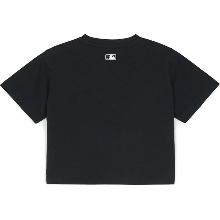 New MLB New York Yankees T Shirt Women's Black 3FTSB0153-50BKS