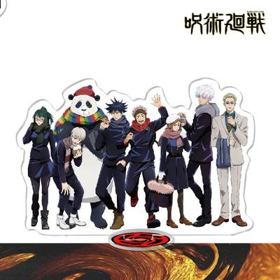 Game Anime Conjure Back Acrylic Cosplay Model Character Stand Acrylic Figure Stand Painted Desk Decor Ornament Gift