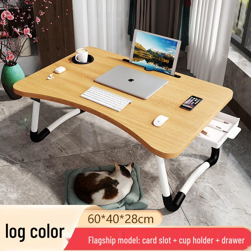 Foldable Laptop Bed Desk - Floor Sitting Table for Bedroom or Dorm Study