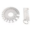 2 Pcs Wire Sheet Thickness Measurement Tool High Precise Plated Size Inspection Tool for Welding