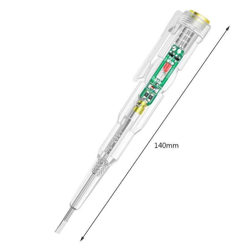 Intelligent Voltage Tester Pen 70-250V Induction Power Detector Pen Electrical Screwdriver Indicator Circuit Tester