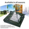 300CM 120GSM PE Sun Shelter Rectangle Waterproof Sunshade Protection Outdoor Canopy Shade Sail Awning Camping Hiking Shade Tents