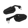 Motorcycle Rear View Mirror Black 7/8" or 1" Round CNC Cafe Racer Parts Motorcycle Side Mirror Bar End Motorbike for Kawasaki