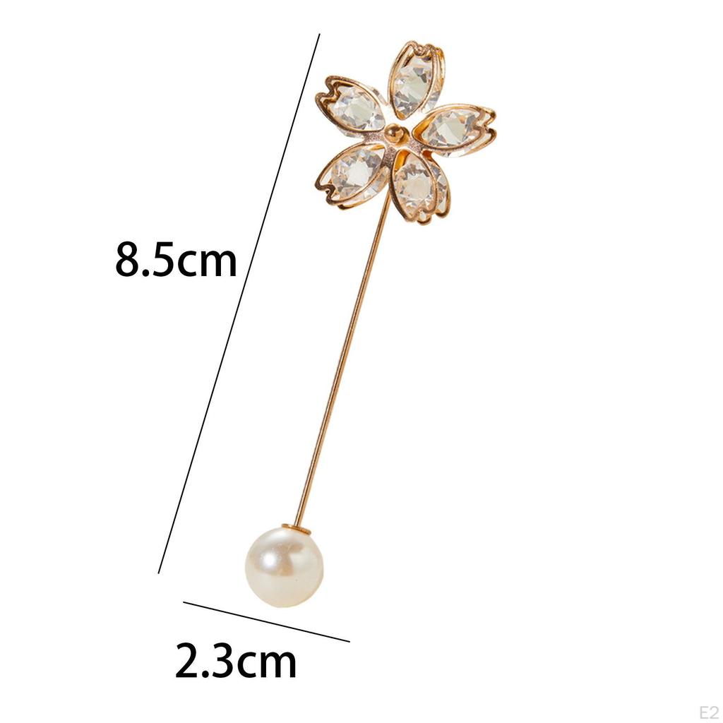 Brooch Pin for Women Clothing Scarf Clip Sweater Shirt Decorative Ladies Girls