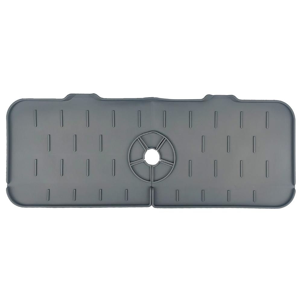 Faucet Splashproof Pad Anti-Spray Faucet Water Catcher Mat Non-Slip Faucet Handle Drip Catcher Tray for Kitchen Sink Accessories