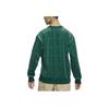 Nike Solid Checkered Skateboard Crew Neck Sweatshirt Men Tops Green DA4260-333
