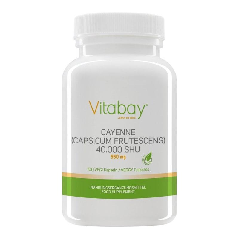 

Vitabay Pepper 40000 SHU 550 mg 100 Capsules
