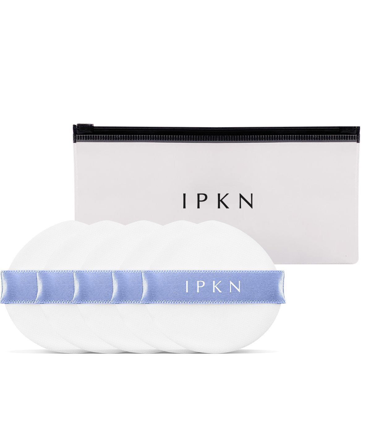 Skin Finish Fitting Cushion Puff (5 Pack) + Pouch