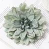 3Pcs Artificial Snowy Flower 11cm Silk Flower Head Home Decoration Wedding Decor DIY Bridal Chest Flower Party Accessories