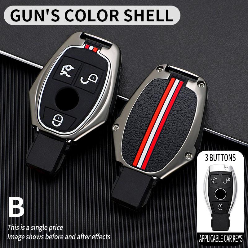 Car Key Case Cover Protective Shell Fob for Mercedes Benz A B C E Class GLS GLA GLK GLC CLS CLA AMG W204 W205 W212 W463 W176