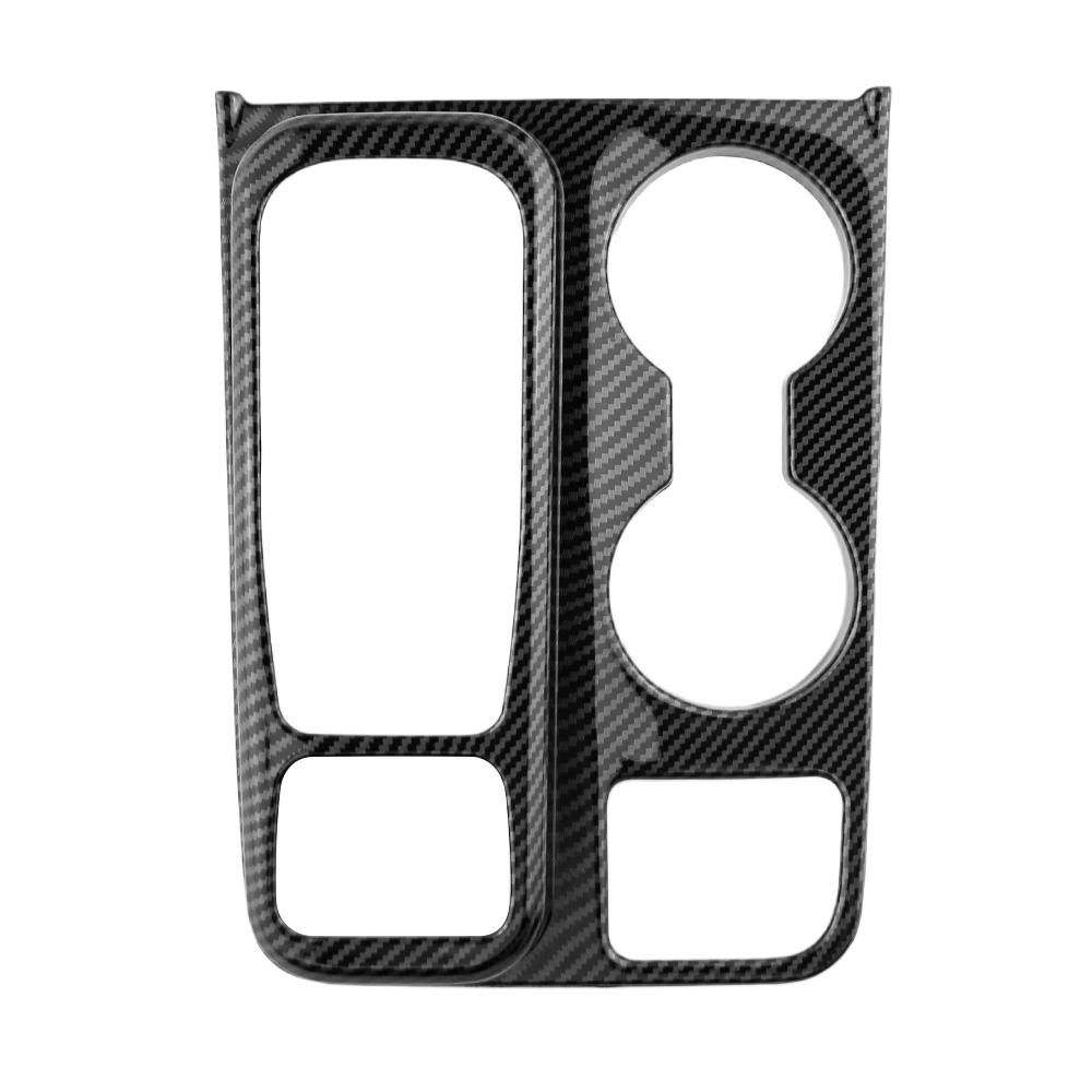 Gear Shift Panel Trim Decor Sticker for Ford Maverick Pickup 2025-2025 LHD Central Control Cup Holder Cover ABS Carbon Fiber Acc