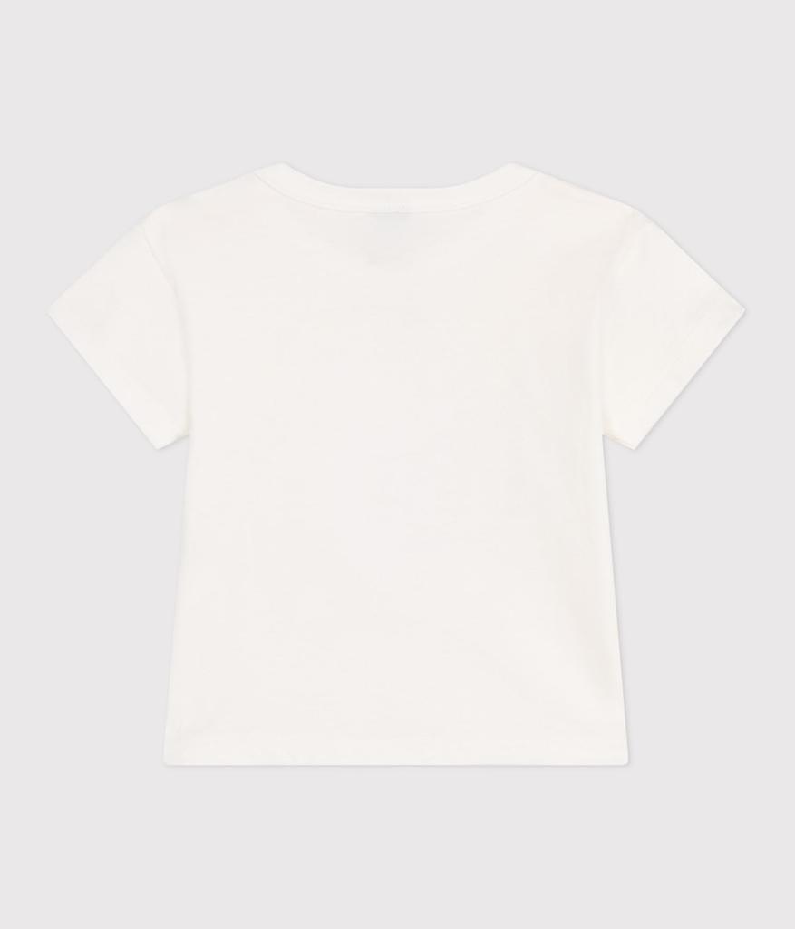 Petit Bateau Short Sleeve A0DI9 18 Months 81cm T-Shirt Off-White