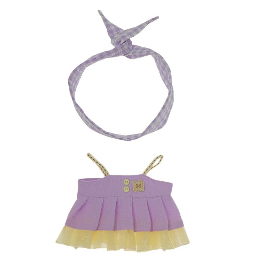 Strap Dress 20cm Cotton Doll Clothes Skirt Plush Doll Clothes Cotton Doll's Dress  Children's Gift
