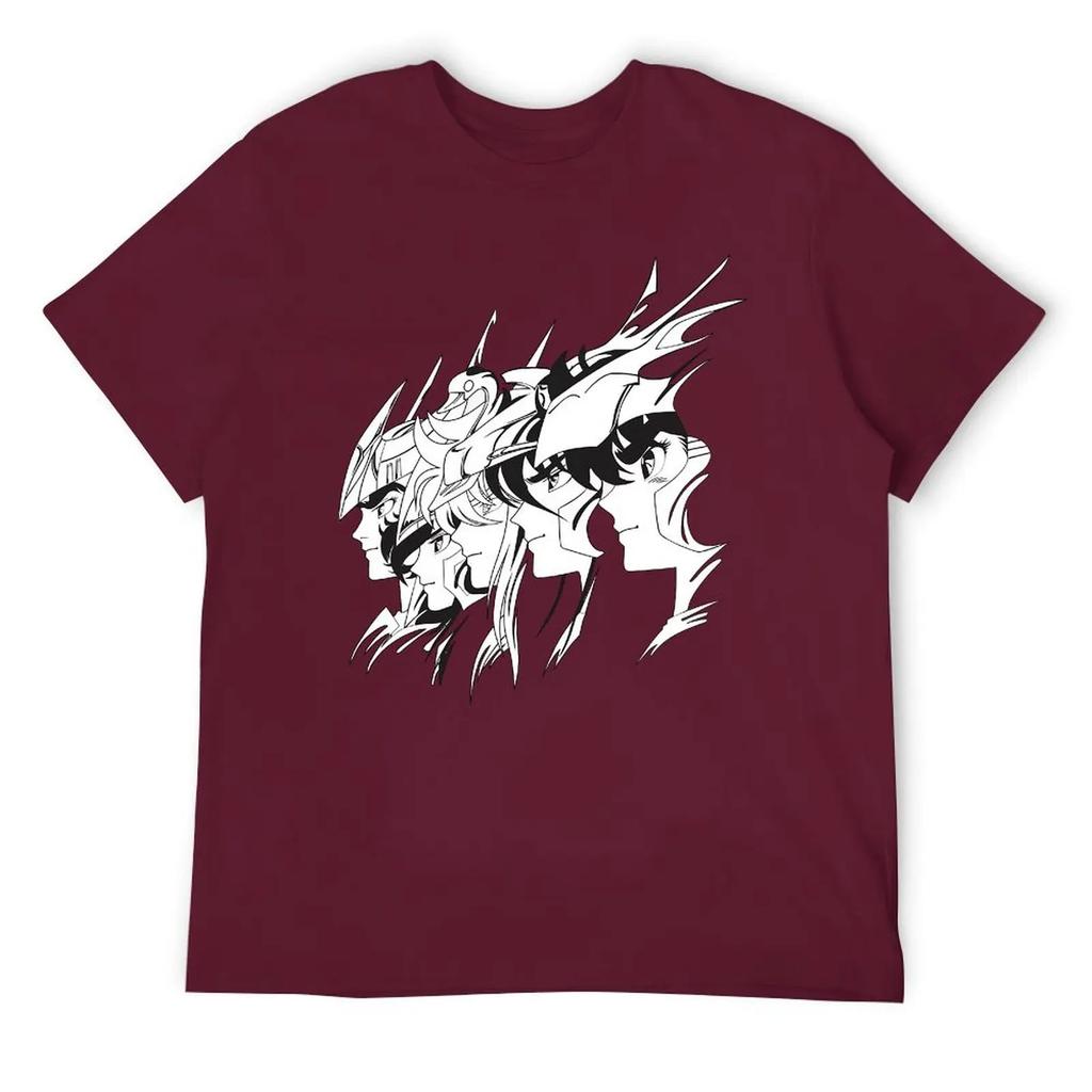 Crewneck Saint Seiya Bronze Knights For Sale T-shirt  Sports Tees Novelty Geeky Fitness Eur Size