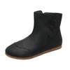 Large Size Flat-bottomed Short Fashion Boots for Women, New Autumn and Winter Models, One-pedal Single Boots for Women