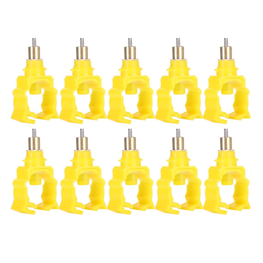 11PCS Rabbit  Pipe Interface Nipple Drinking Fountains Durable Automatic DrinkerG1 2 Short Type